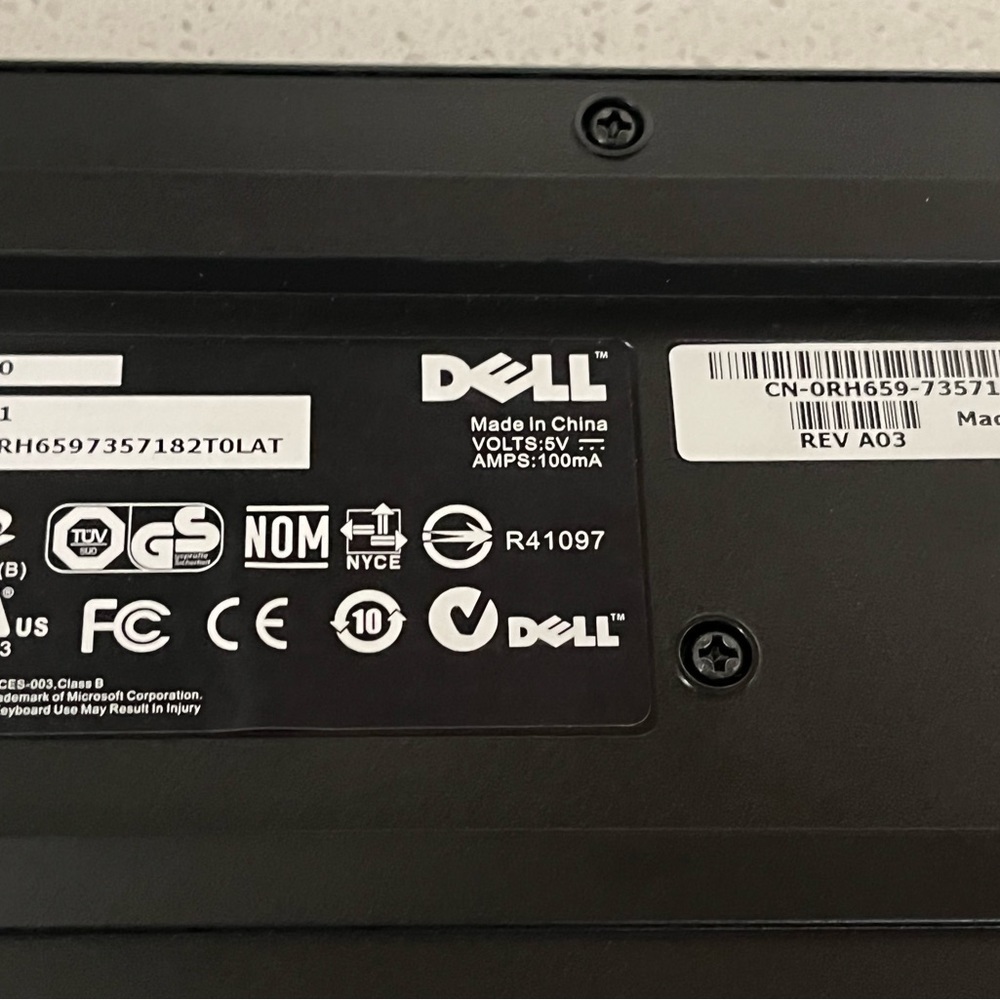 Dell Computer Keyboard - Picture 2 of 2